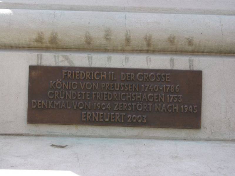 Sockel Friedrich II.-Statue
